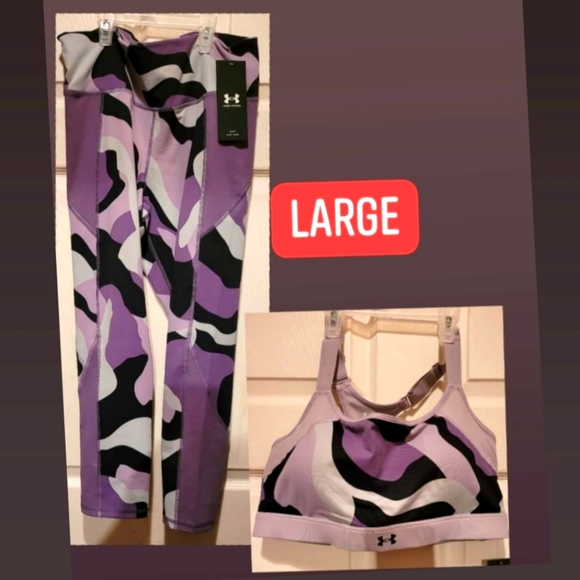 Under armour fitted legging/sports bra - Picture 1 of 1